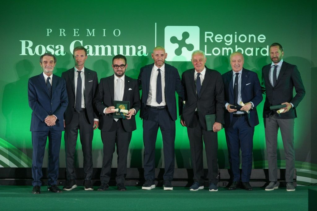 Mister Possanzini e Raffa ricevono il Premio Rosa Camuna