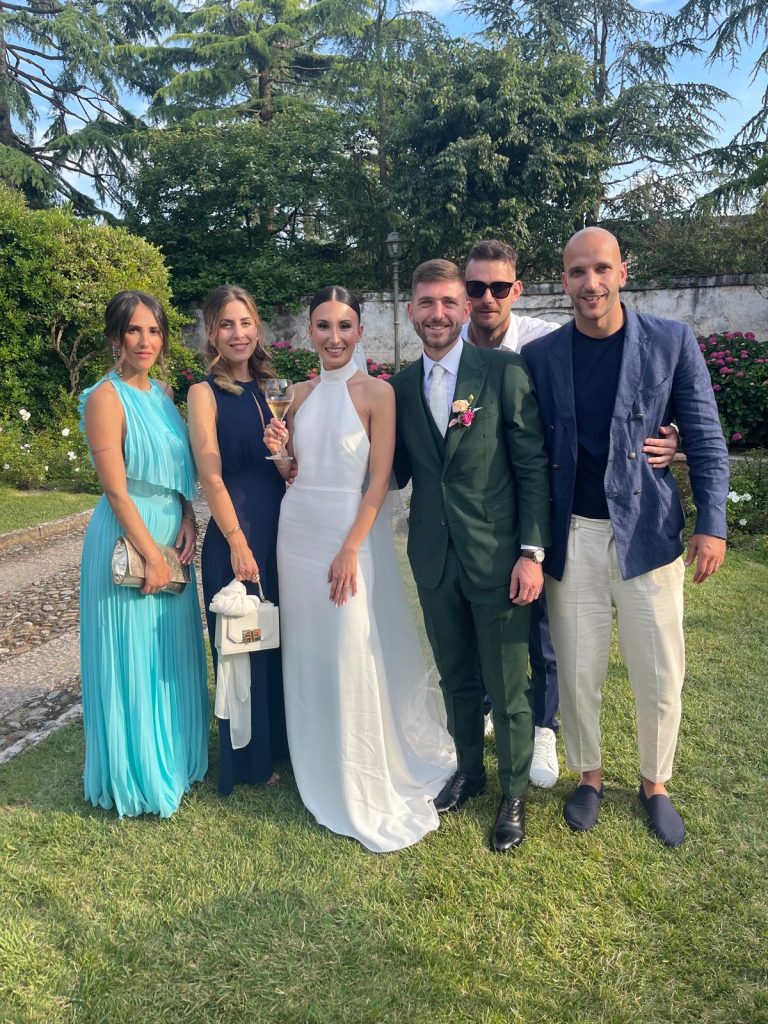 Il bomber bresciano dell'Acm, Francesco Galuppini, a nozze