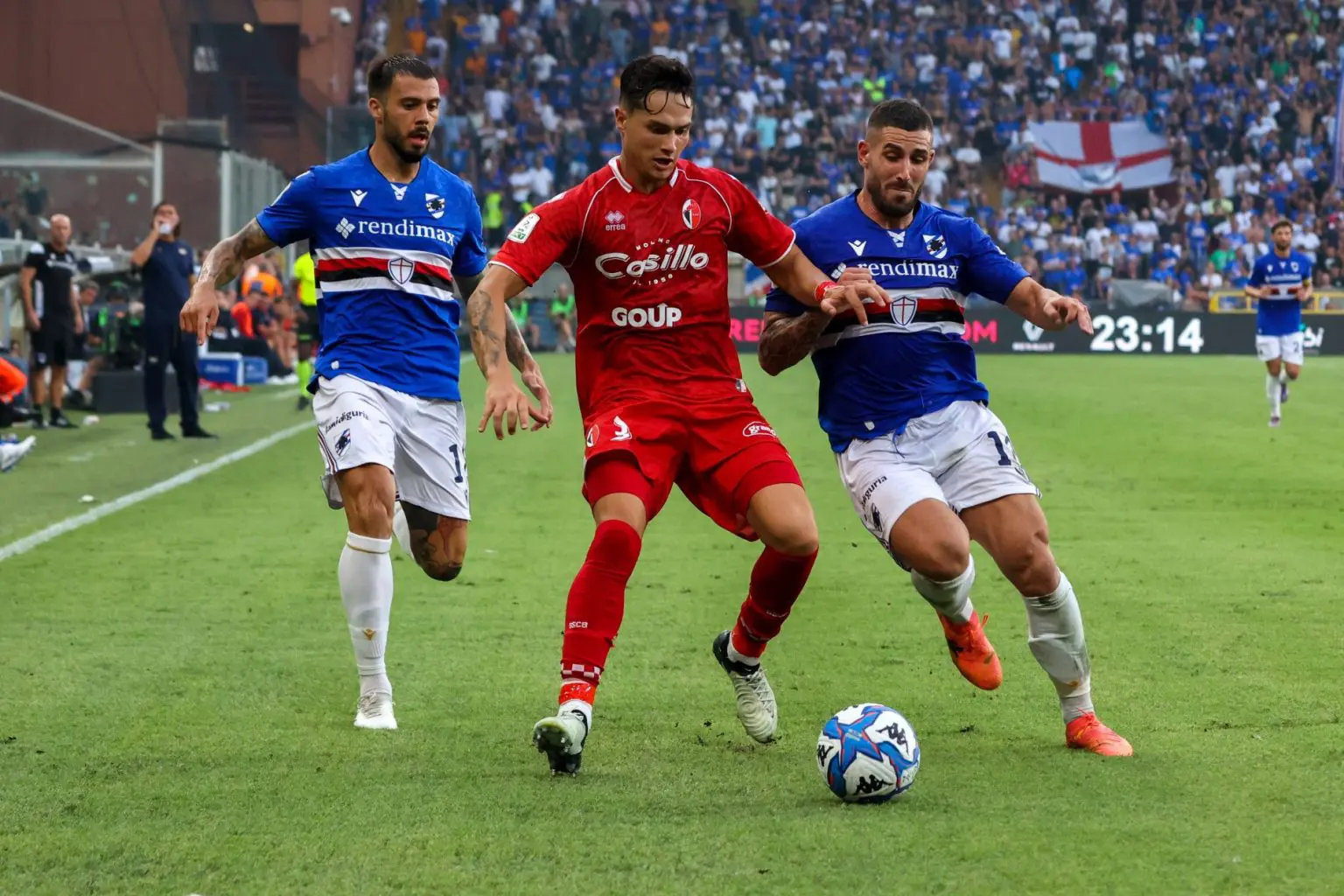 Lavoro a parte per il difensore del Bari, Valerio Mantovani