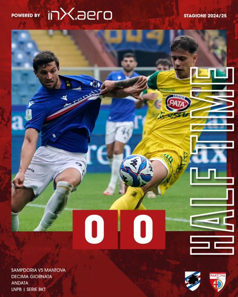 Un cinico Mantova inchioda sullo 0-0 la Sampdoria