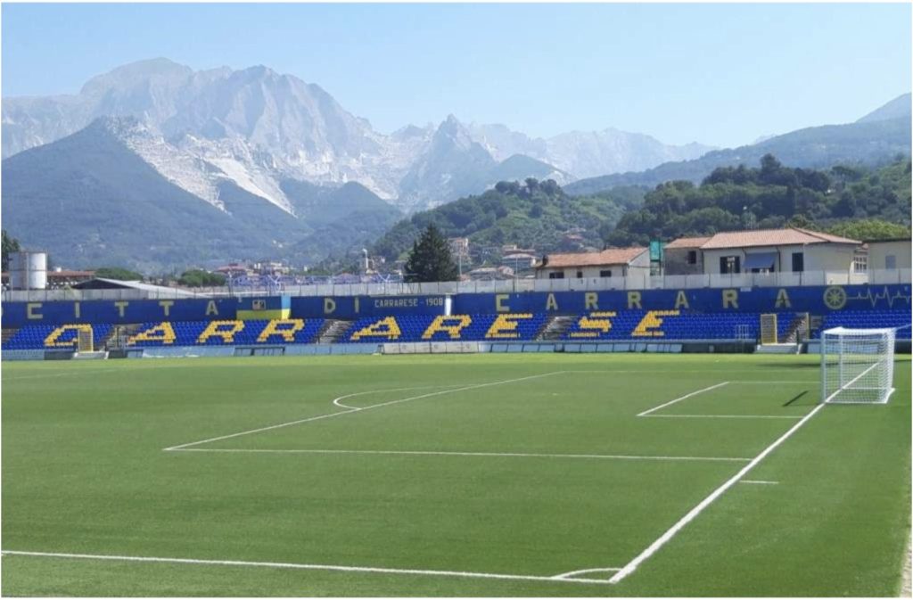 In casa Carrarese, sono quasi terminati i lavori di ammodernamento dello stadio dei Marmi
