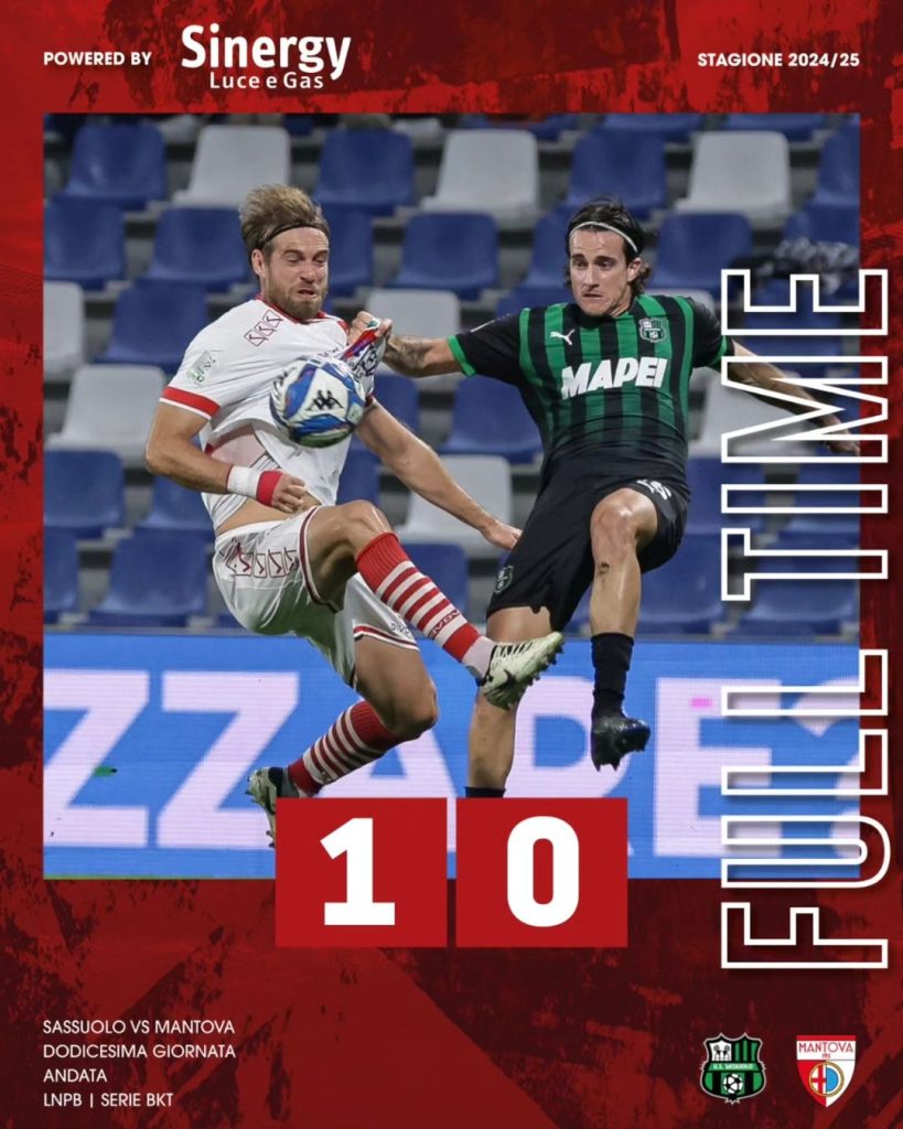 La decide il gol di Berardi su rigore