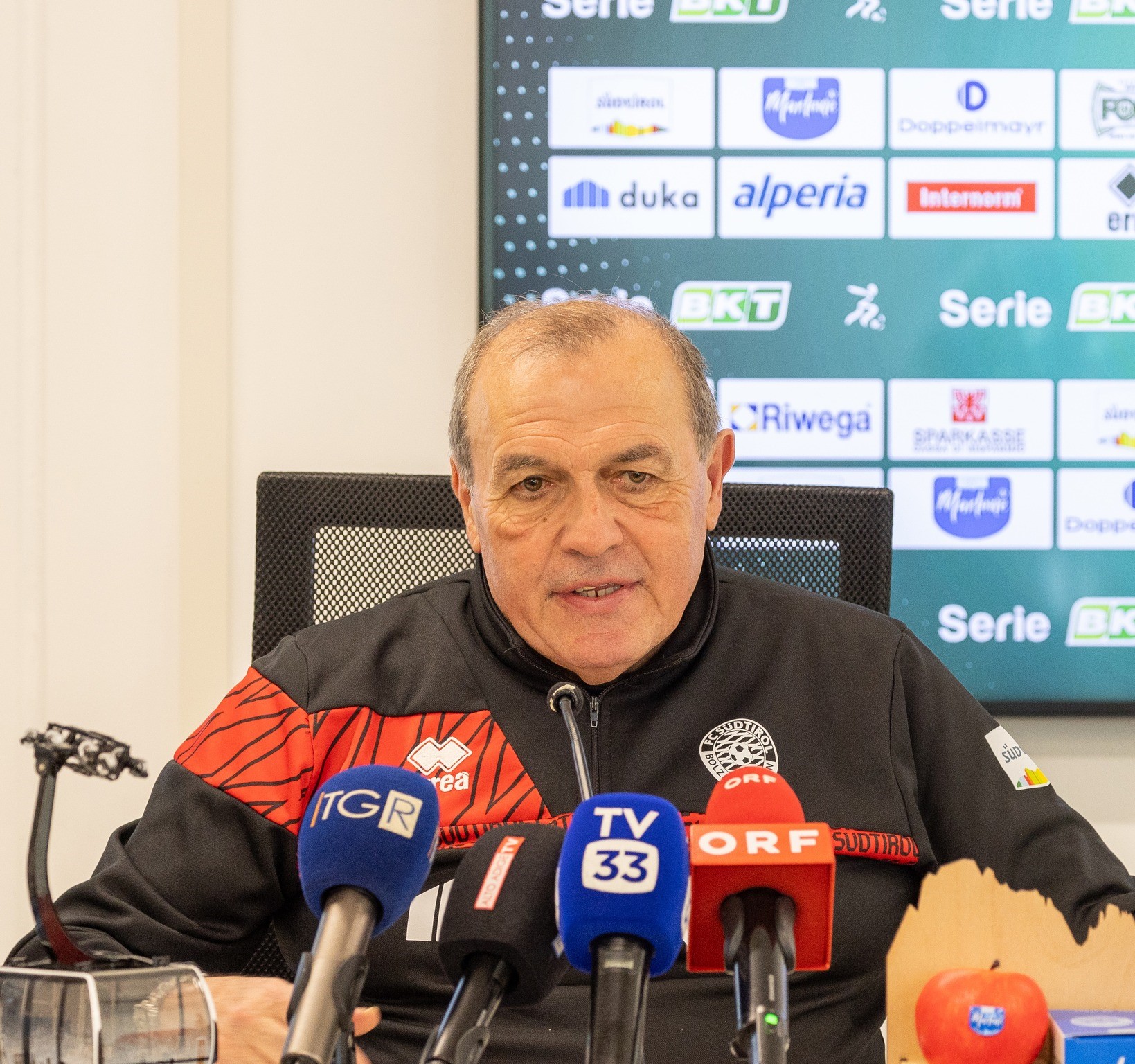 Il Südtirol conferma (momentaneamente) mister Castori