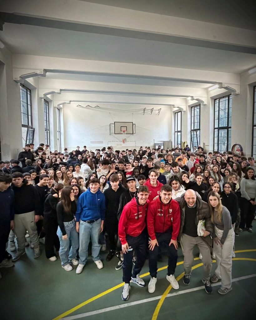 I giovani biancorossi Debenedetti e Paoletti ospiti speciali del Pitentino