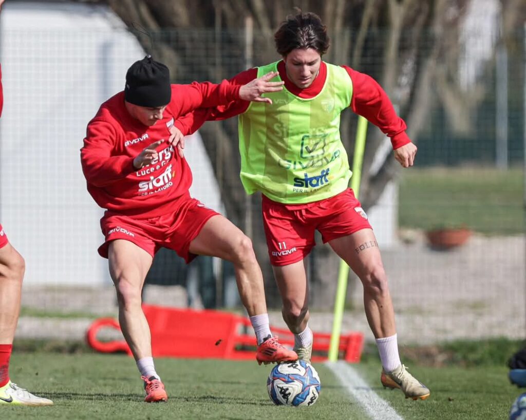 Per la sfida di sabato contro la Juve Stabia da valutare le condizioni di Redolfi, Ruocco, Fiori (in foto) e Muroni
