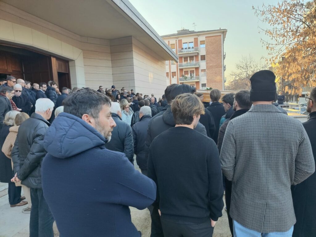 Tutto il Mantova presente ai funerali del signor Lucio, padre del presidente Piccoli