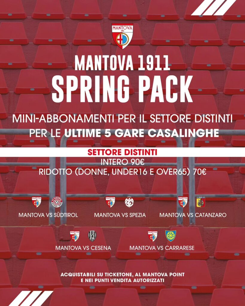 Mini abbonamento per le ultime 5 gare al Martelli