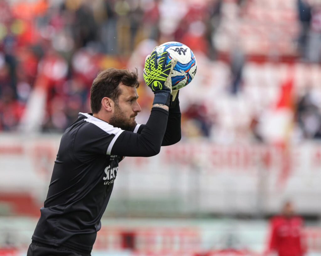 Il portiere del Mantova Festa