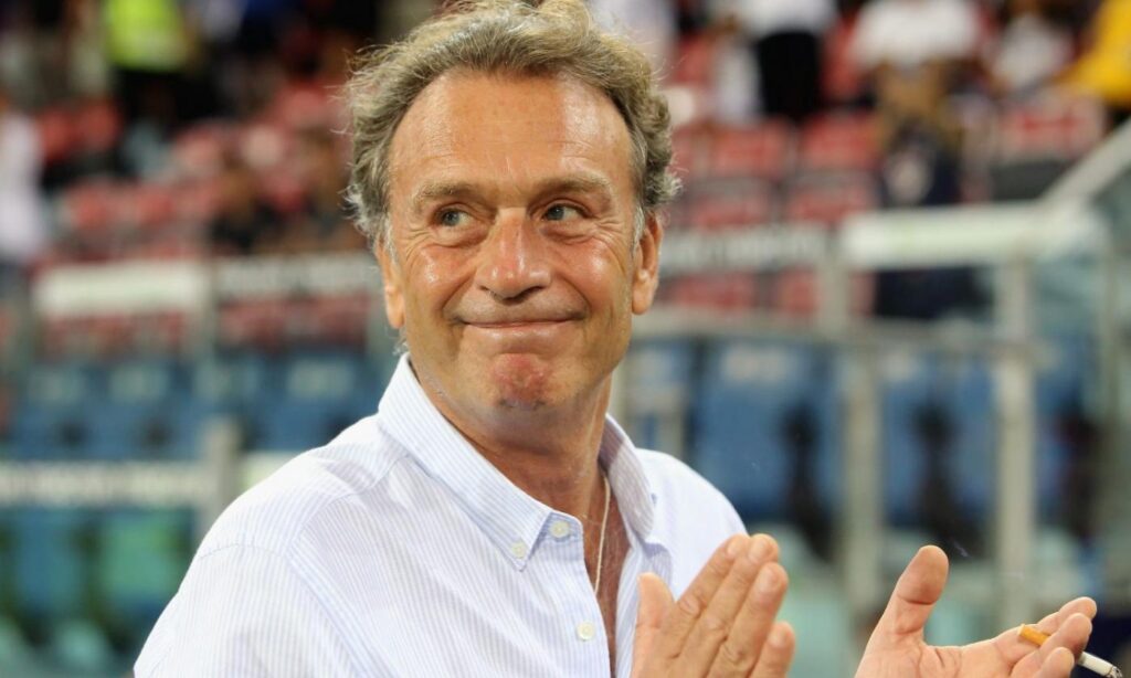 Il patron del Brescia Massimo Cellino