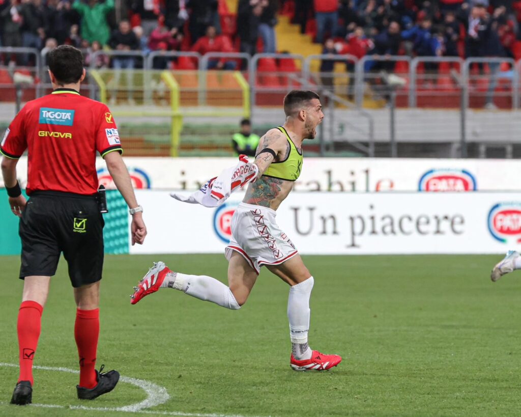 Il difensore del Mantova Tommaso Maggioni