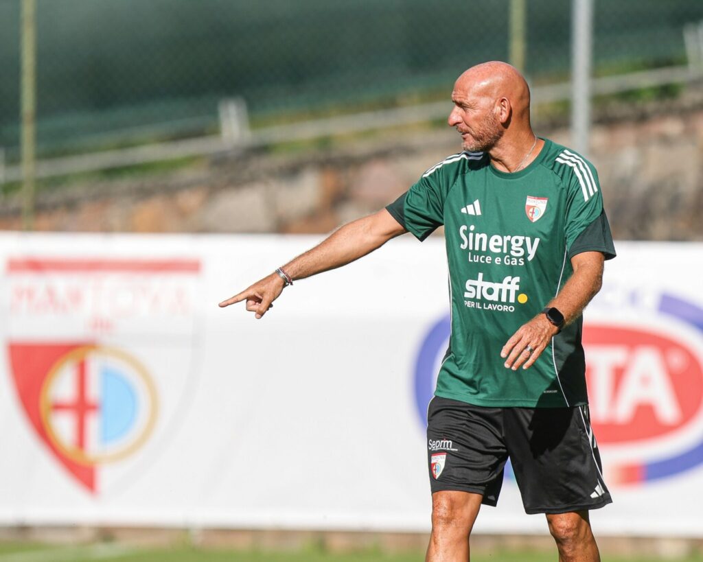 Il mister del Mantova Davide Possanzini