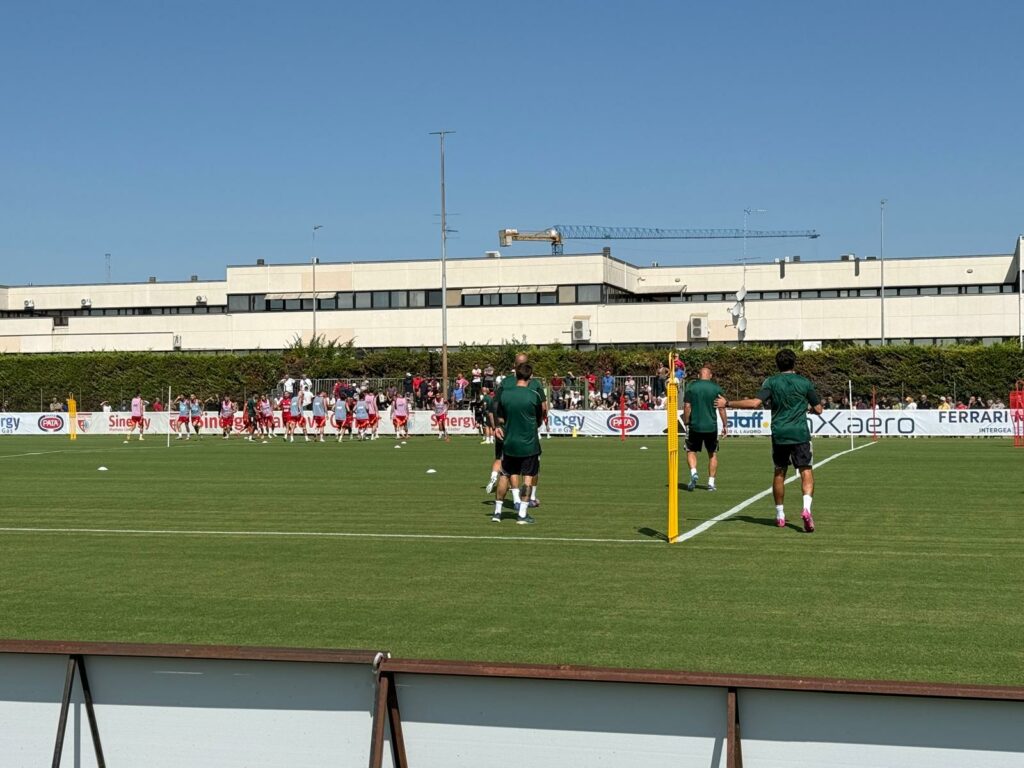 Domenica 13 luglio allenamento a porte aperte al Sinergy Center