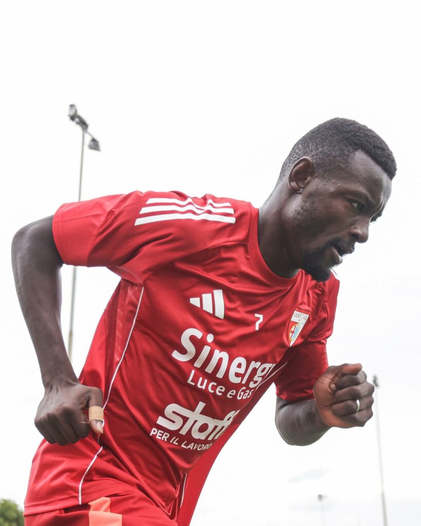 Mensah (Fotografia pubblicata su gentile concessione di Mantova 1911 che ne detiene la proprietà)