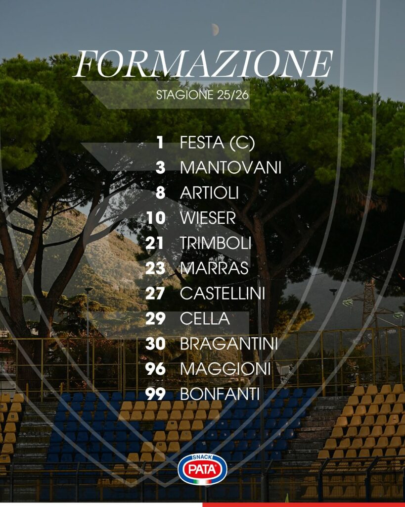 Juve Stabia-Mantova, le formazioni ufficiali (Fotografia pubblicata su gentile concessione di Mantova 1911 che ne detiene la proprietà)