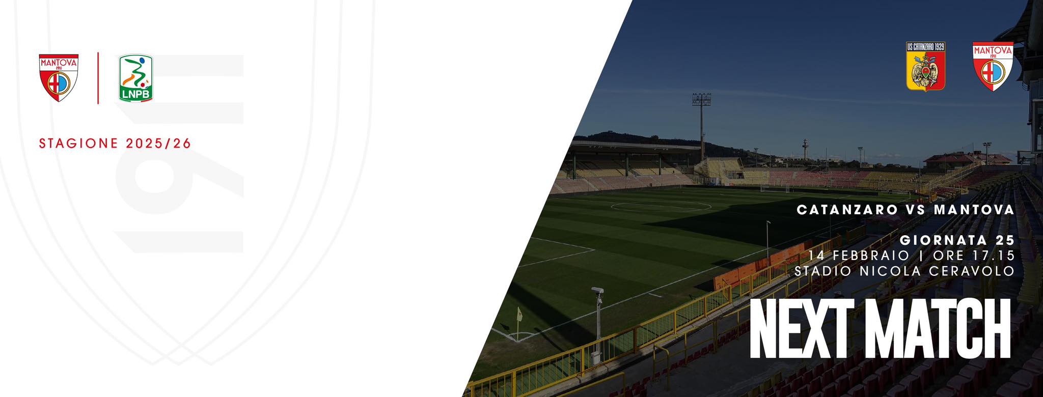 Su Ticketone biglietti per Catanzaro-Mantova