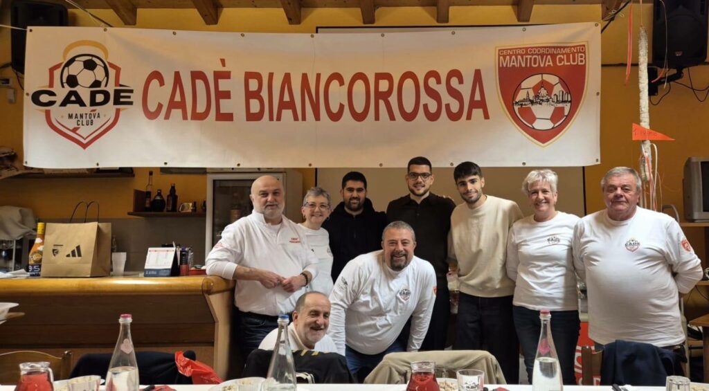 Marras e Maggioni in posa alla cena del club Cadé