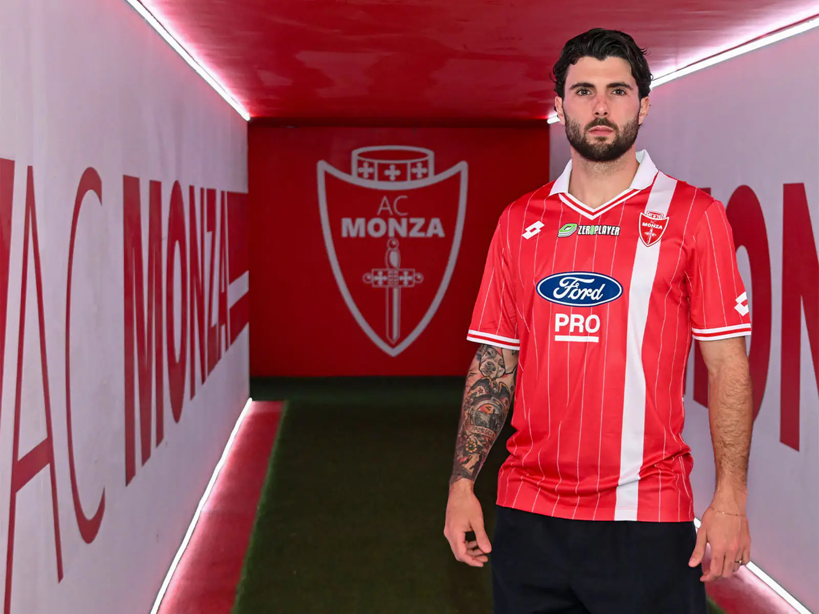 Cutrone, autore dell'1-1 in Monza-Avellino