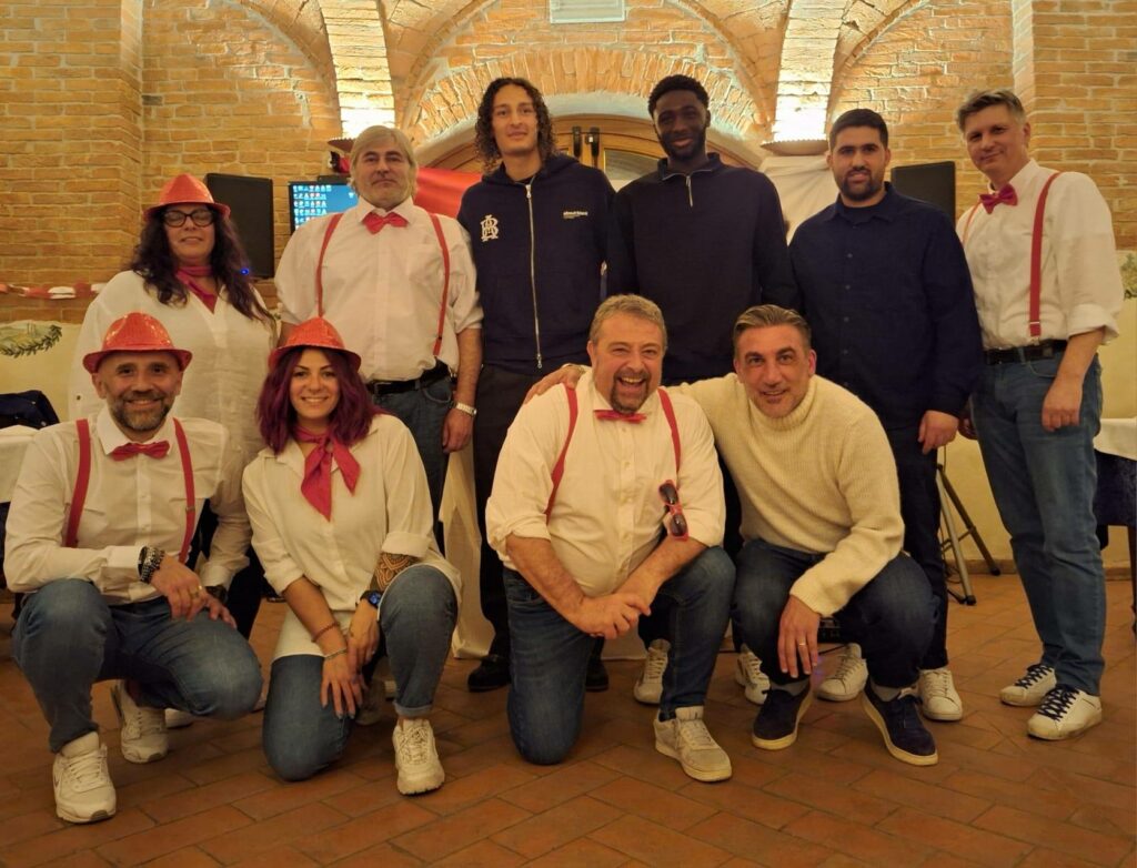 Modesto alla cena del club "Garo per sempre"