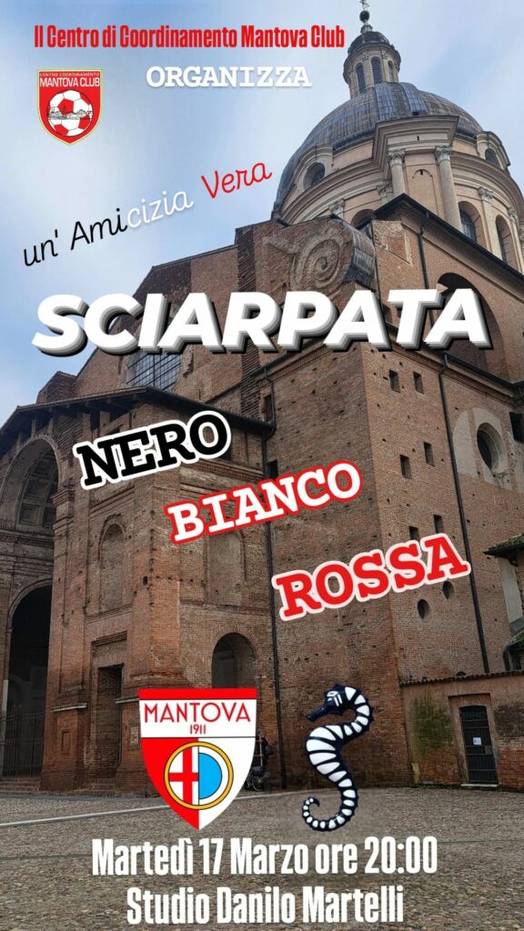 sciarpata nero-biancorossa