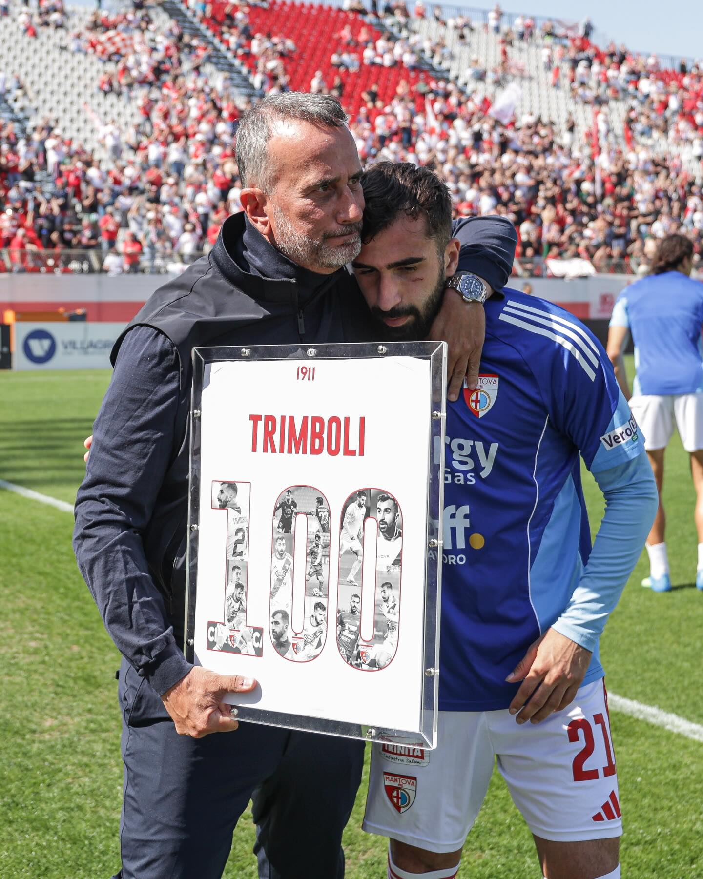 Trimboli e il presidente Piccoli