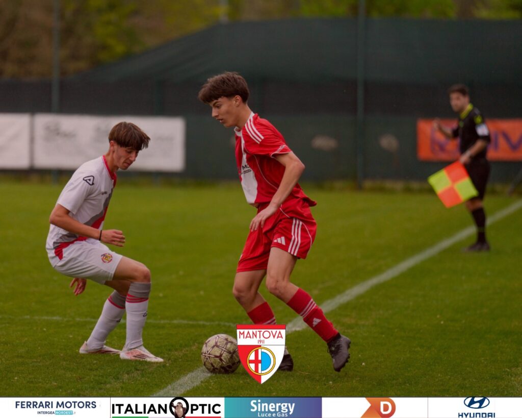Sorride solo l'Under 16 del settore giovanile del Mantova