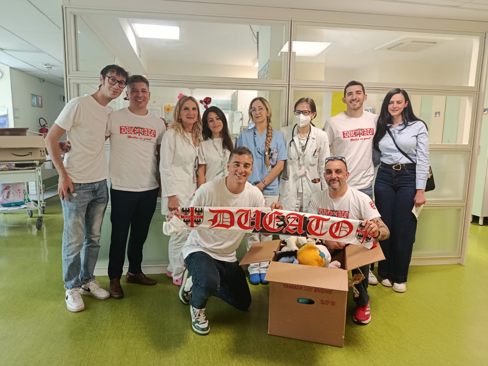 Visita speciale all'ospedale Carlo Poma per il Mantova Club Ducato