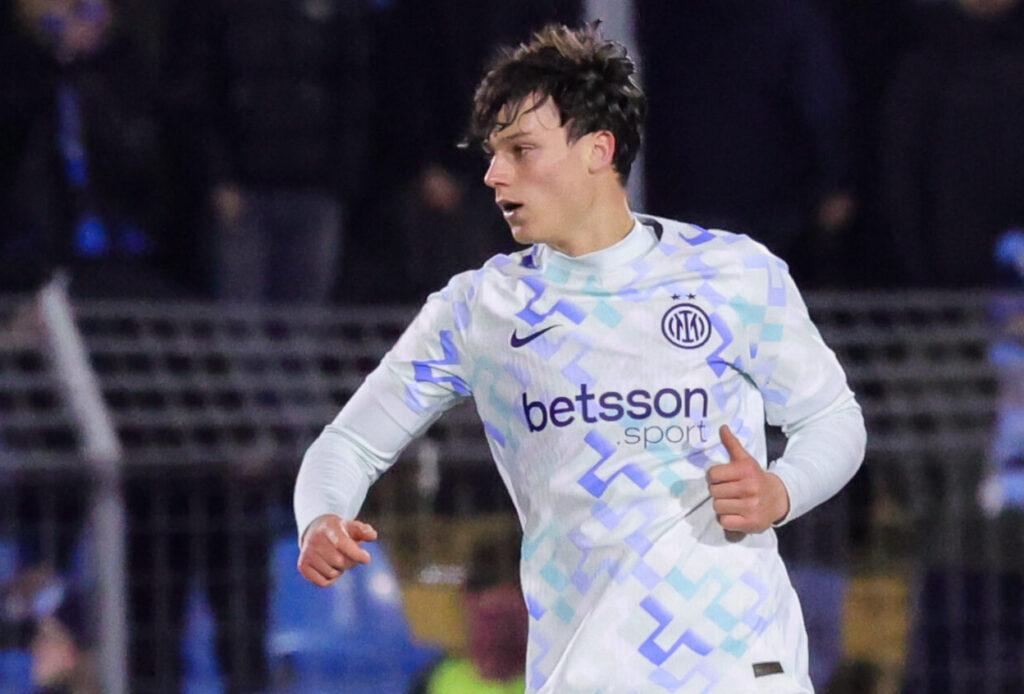 L'attaccante dell'Inter Matteo Lavelli