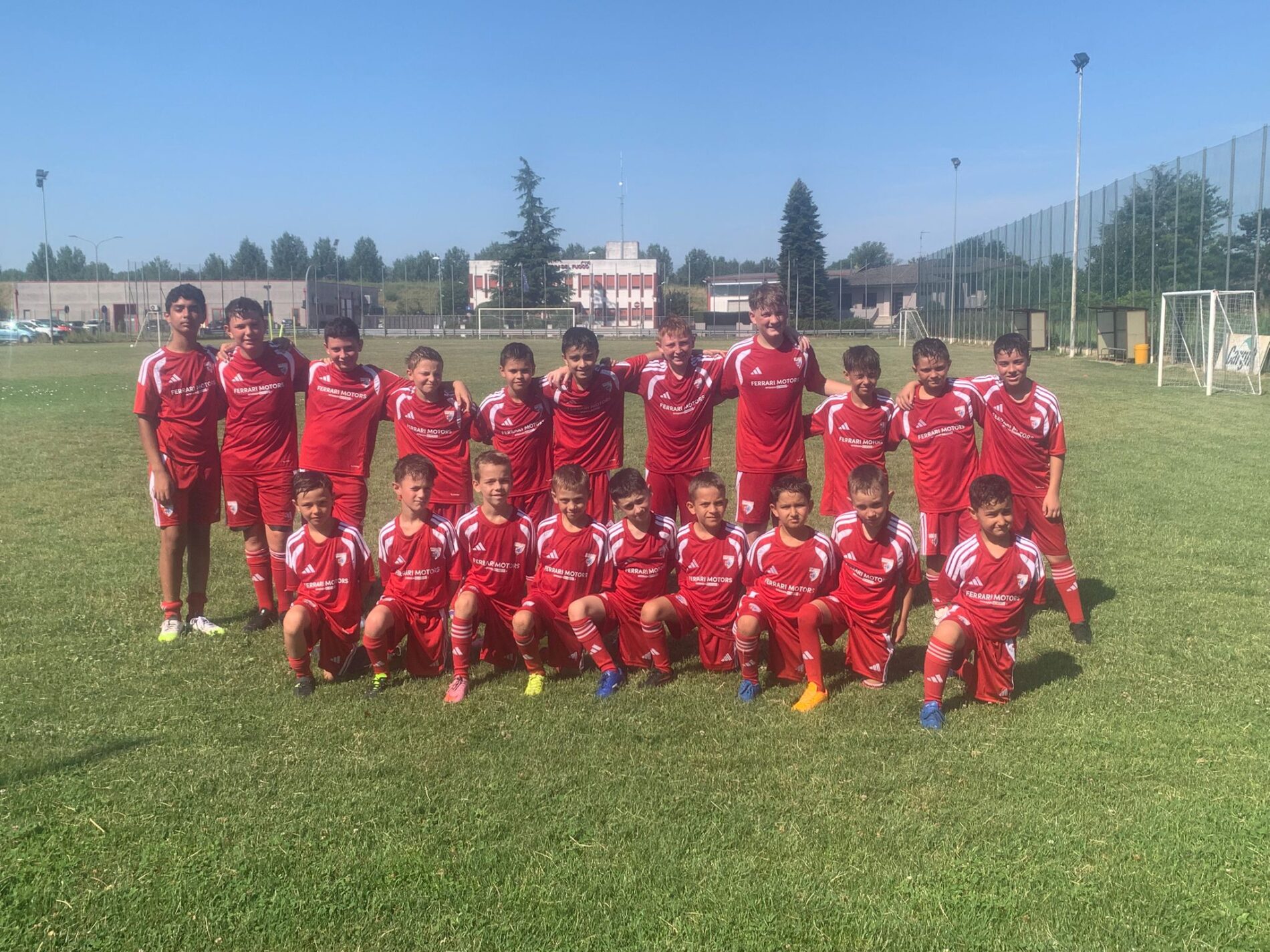 Uno scatto del Summer Camp ad Altopolesine del settore giovanile