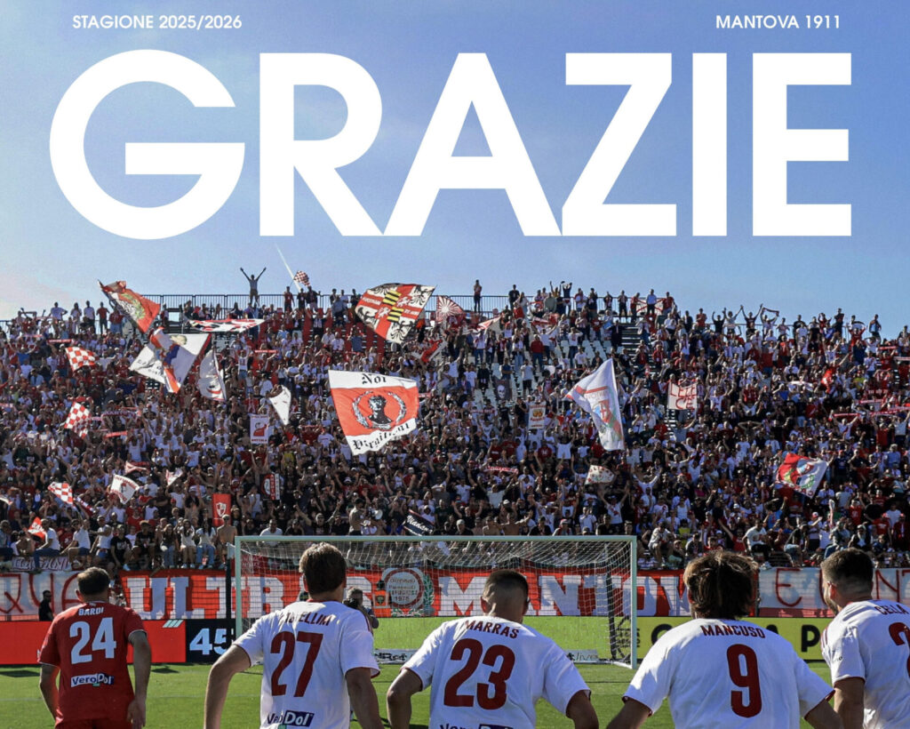 Il Mantova calcio ringrazia tutti gli ex a cui è scaduto il contratto il 30 giugno (foto Mantova 1911)