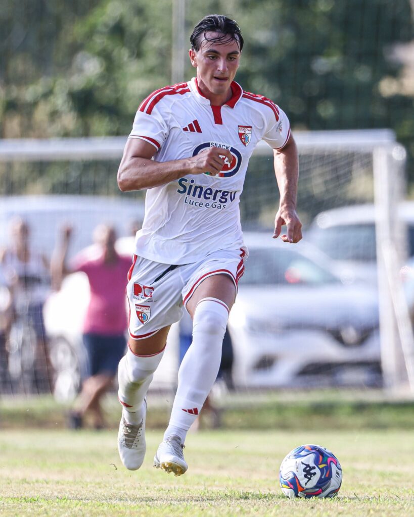 Lorenzo Ignacchiti in azione con la maglia del Mantova (foto Mantova 1911)