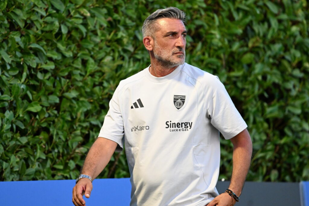 Il mister del Mantova Francesco Modesto