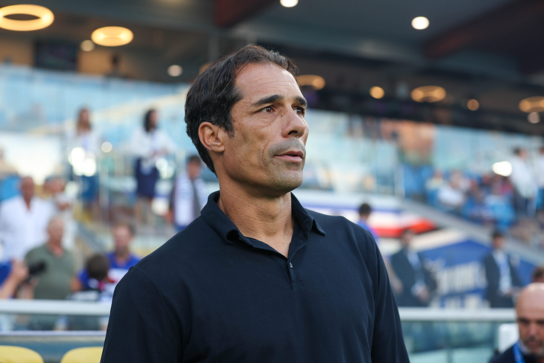 Il tecnico della Sampdoria Bernardo Corradi