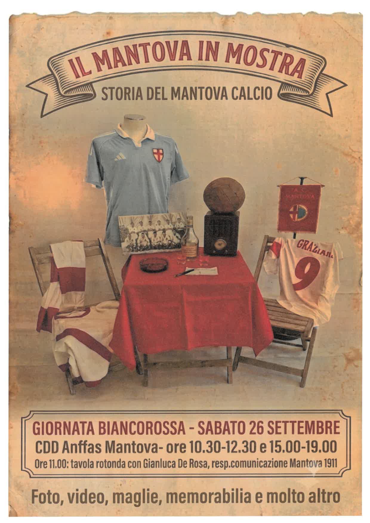 La locandina della mostra allestita all'Anffas