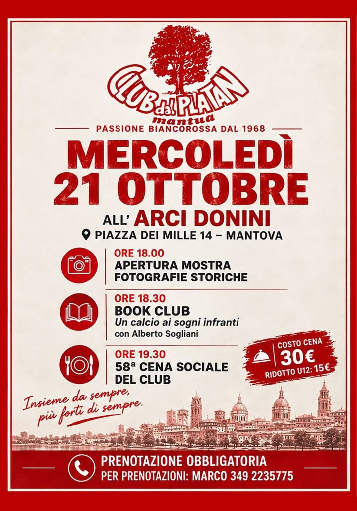 Mantua Club dal Platan, una giornata tra storia e passione biancorossa