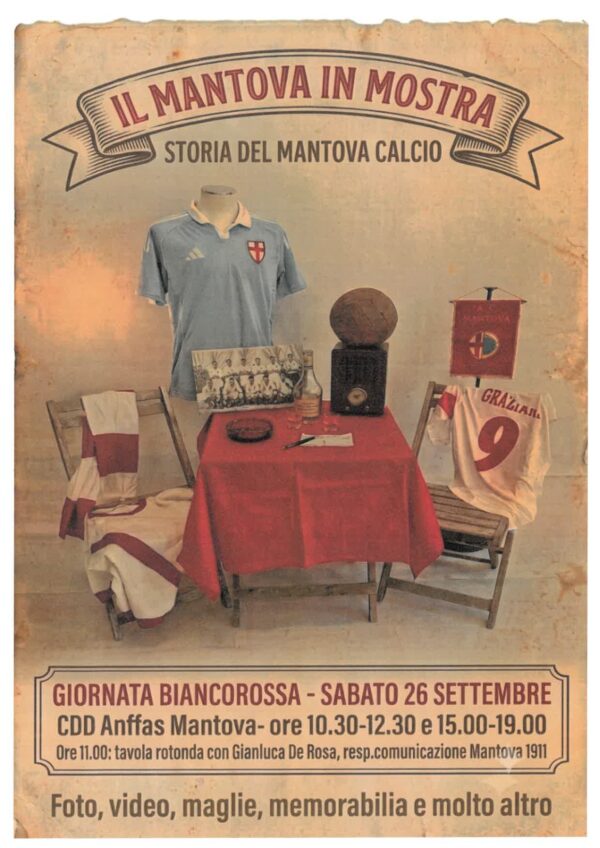 La locandina della mostra allestita all'Anffas